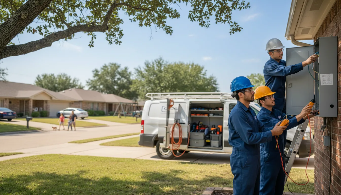 Certified electrician providing emergency electrical services in Birchdale, MN